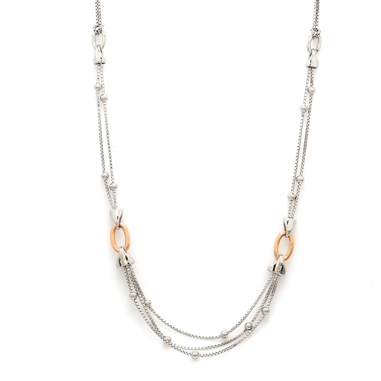 Jewelove™ Chains Platinum Rose Gold Chain JL PT CH 1091