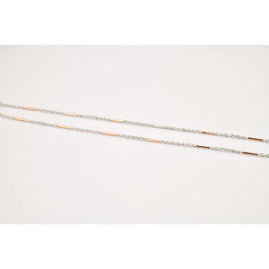 Jewelove™ Chains Platinum Rose Gold Chain JL PT CH 807