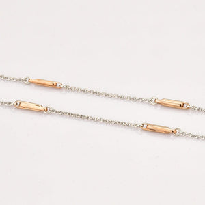 Jewelove™ Chains Platinum Rose Gold Designer Loops Chain JL PT CH 805