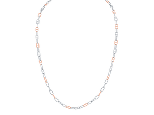 Jewelove™ Chains Platinum Rose Gold Fusion Chain for Men JL PT CH 0383