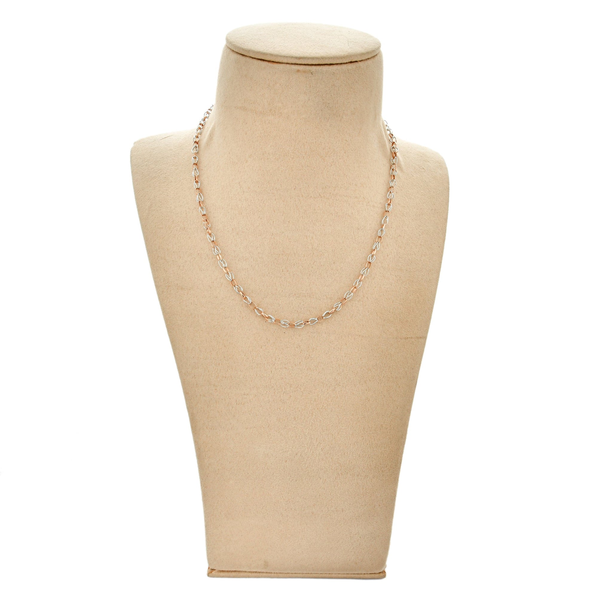 Jewelove™ Chains Platinum Rose Gold Linked Chain JL PT CH 900