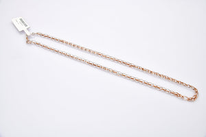 Jewelove™ Chains Platinum Rose Gold Mens Chain JL PT CH 877