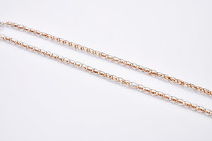 Jewelove™ Chains Platinum Rose Gold Mens Chain JL PT CH 877