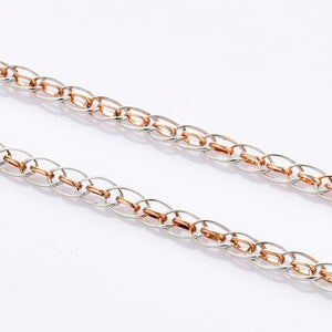 Jewelove™ Chains Platinum Rose Gold Mens Chain JL PT CH 877