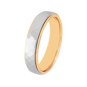 Jewelove™ Rings Men's Band only Platinum Rose Gold Ring for Men JL PT 1103