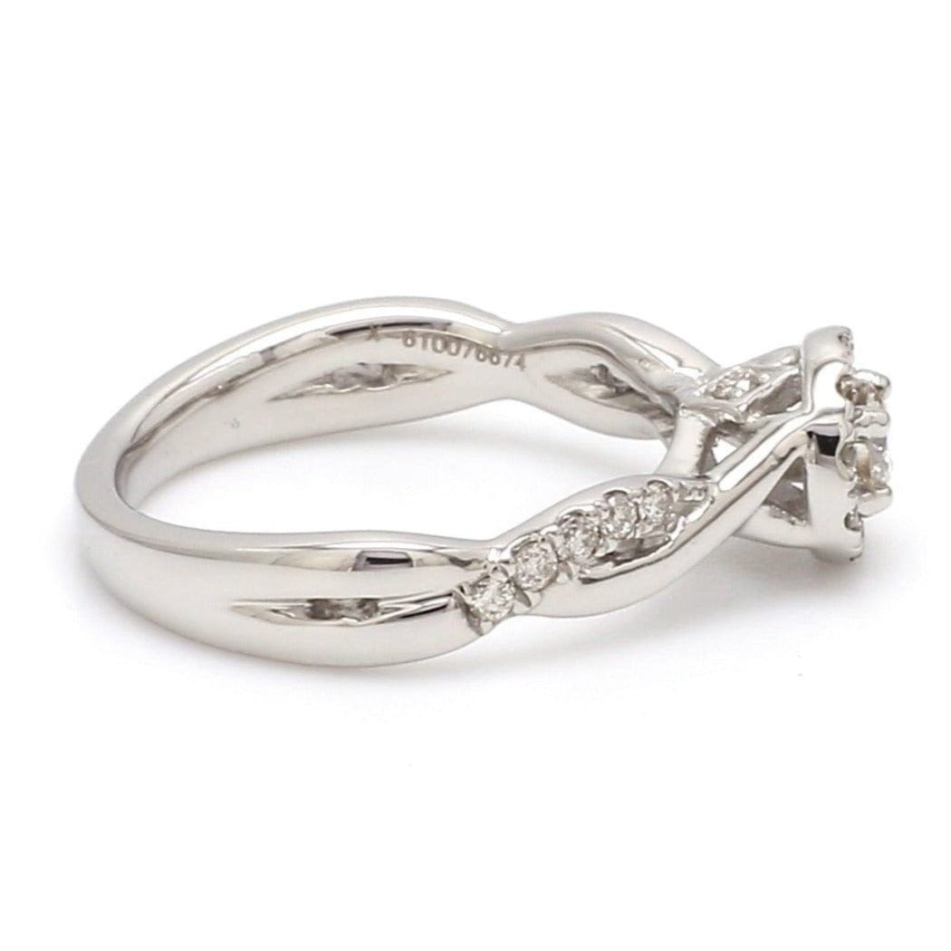 Jewelove™ Rings Platinum Solitaire Couple Rings JL PT 983