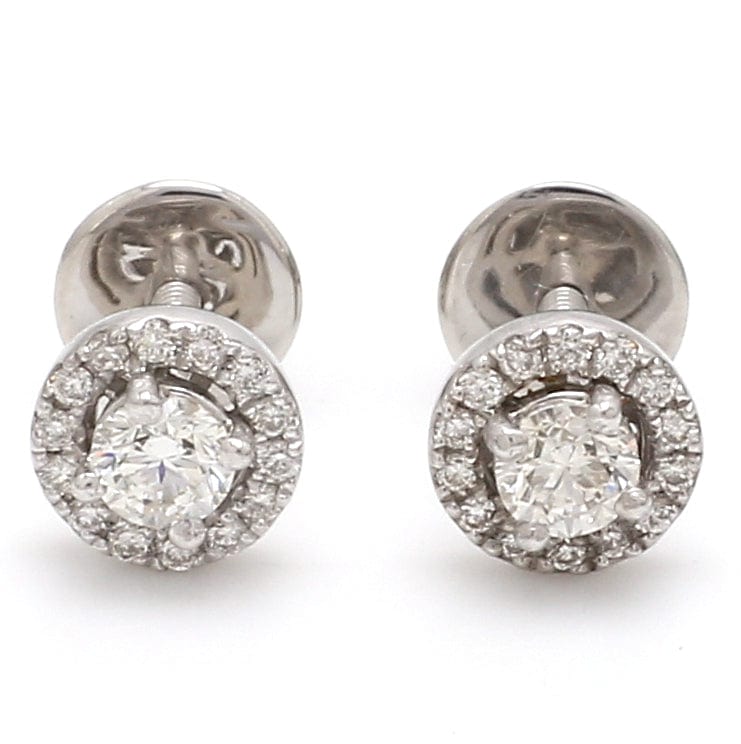 Paisley Diamond Stud Earrings
