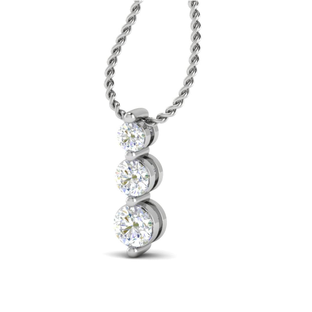 Delicate Dangling 5-stone Diamond Necklace Round Diamond 0.21ct Bezel Style  Diamond 14k Gold 18 Chain Rose Gold White Gold Yellow Gold - Etsy