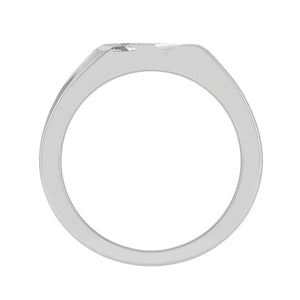 Jewelove™ Rings Platinum Unisex Ring with Diamonds JL PT MB PR 136