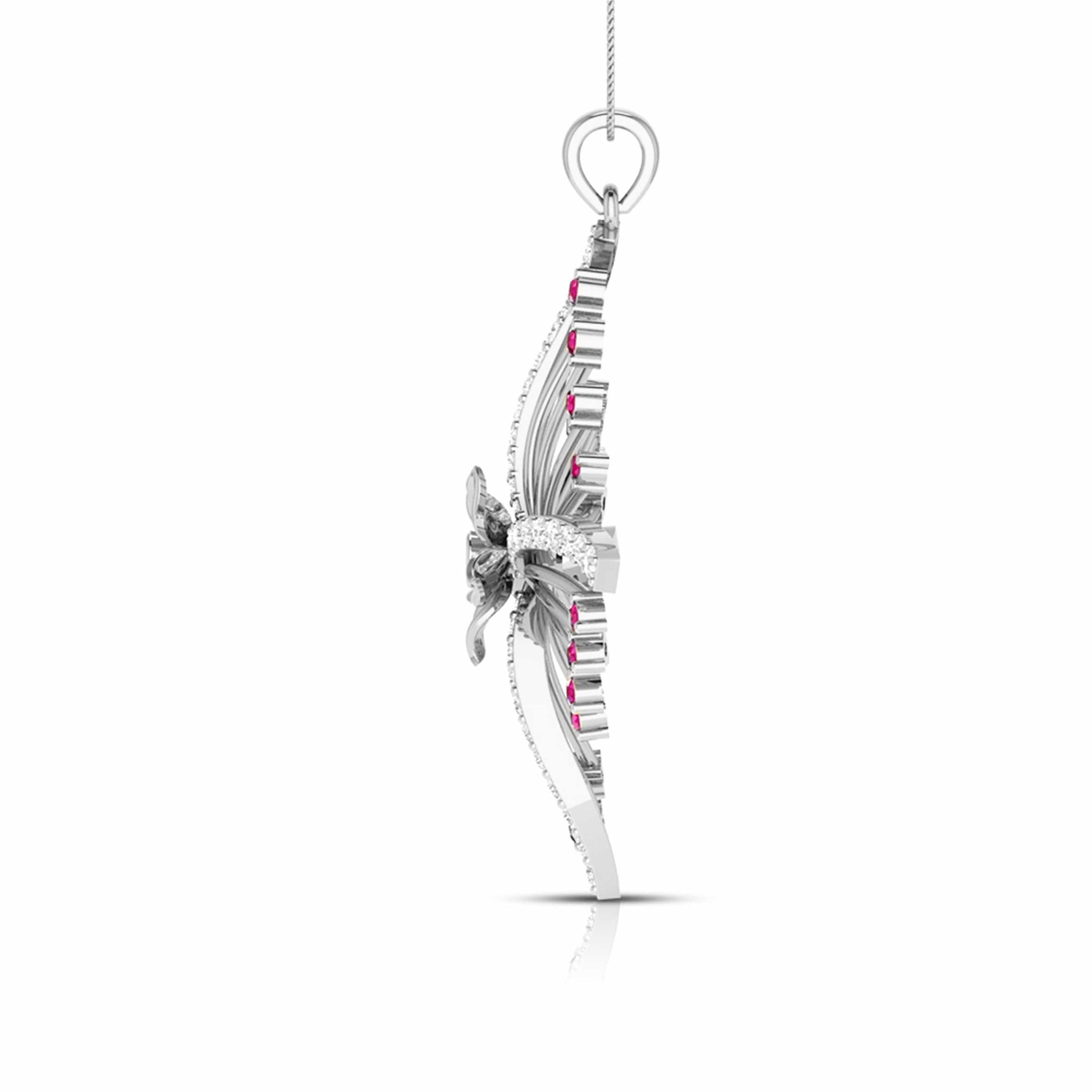 Jewelove™ Pendants Platinum with Diamond Pendant for Women JL PT P NL8581