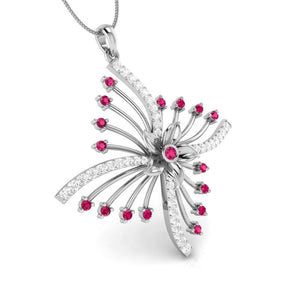 Jewelove™ Pendants Platinum with Diamond Pendant for Women JL PT P NL8581