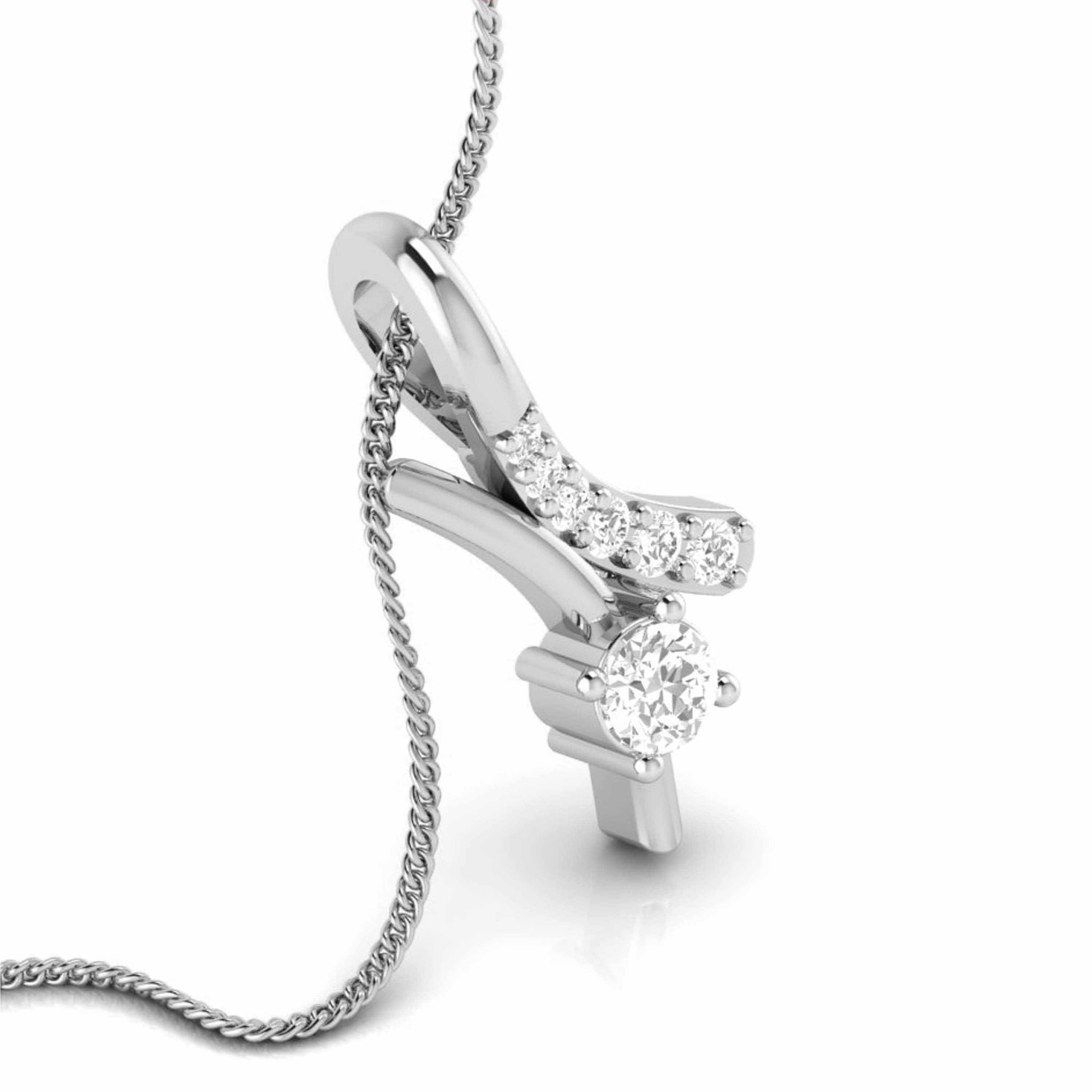 Jewelove™ Pendants & Earrings Platinum with Diamond Pendant Set for Women JL PT P 2430