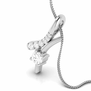 Jewelove™ Pendants & Earrings Platinum with Diamond Pendant Set for Women JL PT P 2430