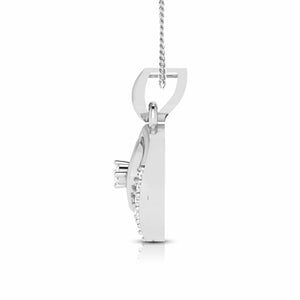 Jewelove™ Pendants & Earrings Platinum with Diamond Pendant Set for Women JL PT P 2433