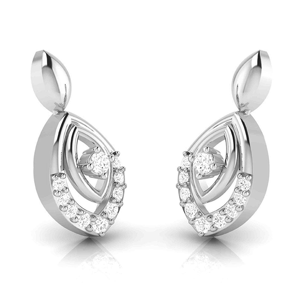 Jewelove™ Pendants & Earrings Earrings only Platinum with Diamond Pendant Set for Women JL PT P 2433