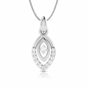 Jewelove™ Pendants & Earrings Pendant only Platinum with Diamond Pendant Set for Women JL PT P 2433