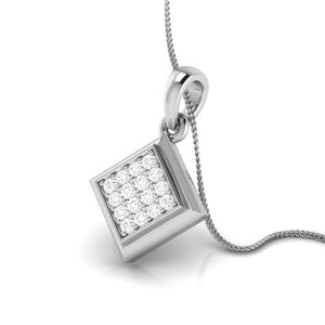 Jewelove™ Pendants & Earrings Platinum with Diamond Pendant Set for Women JL PT P 2434