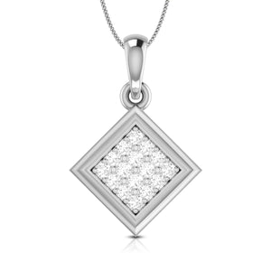 Jewelove™ Pendants & Earrings Pendant only Platinum with Diamond Pendant Set for Women JL PT P 2434