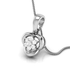 Jewelove™ Pendants & Earrings Platinum with Diamond Pendant Set for Women JL PT P 2435