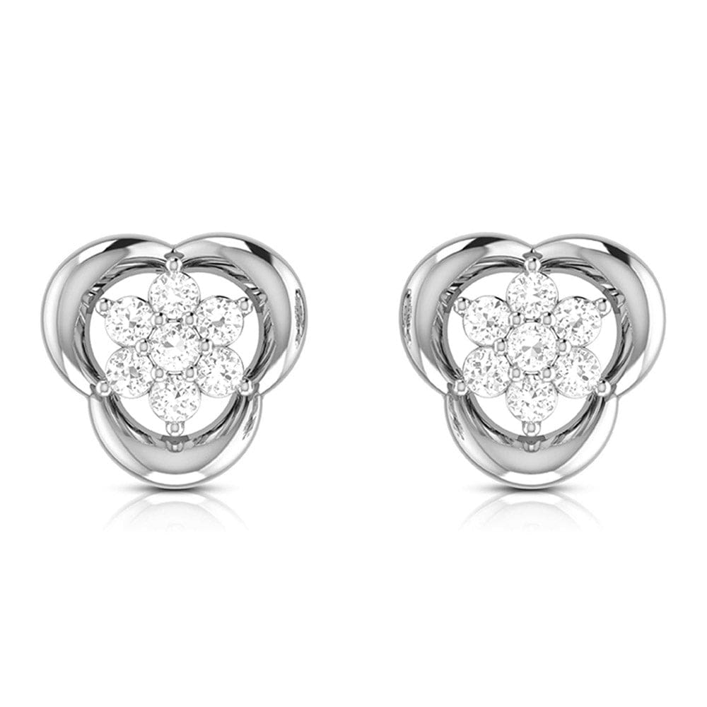 Jewelove™ Pendants & Earrings Earrings only Platinum with Diamond Pendant Set for Women JL PT P 2435