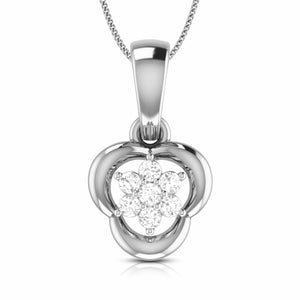 Jewelove™ Pendants & Earrings Pendant only Platinum with Diamond Pendant Set for Women JL PT P 2435