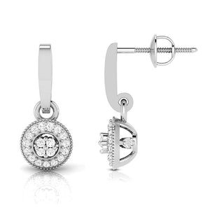 Jewelove™ Pendants & Earrings Platinum with Diamond Pendant Set for Women JL PT P 2436