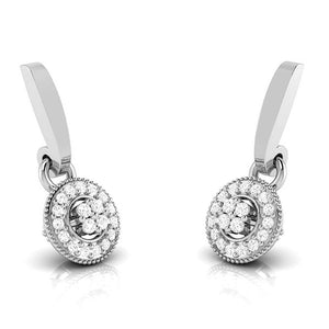 Jewelove™ Pendants & Earrings Platinum with Diamond Pendant Set for Women JL PT P 2436