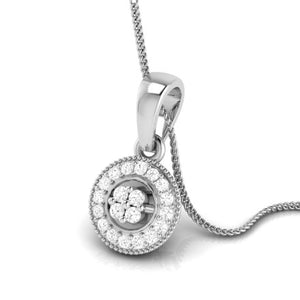 Jewelove™ Pendants & Earrings Platinum with Diamond Pendant Set for Women JL PT P 2436