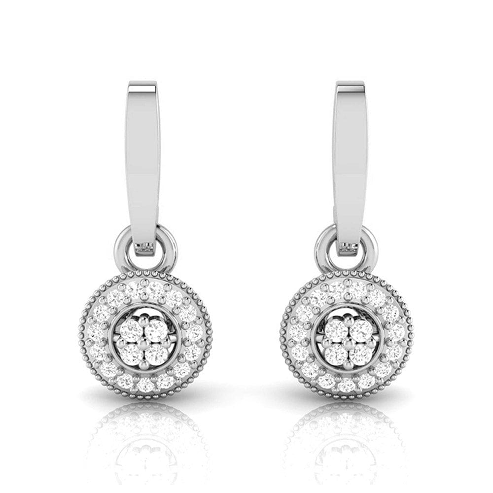 Jewelove™ Pendants & Earrings Earrings only Platinum with Diamond Pendant Set for Women JL PT P 2436