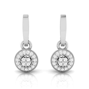 Jewelove™ Pendants & Earrings Earrings only Platinum with Diamond Pendant Set for Women JL PT P 2436