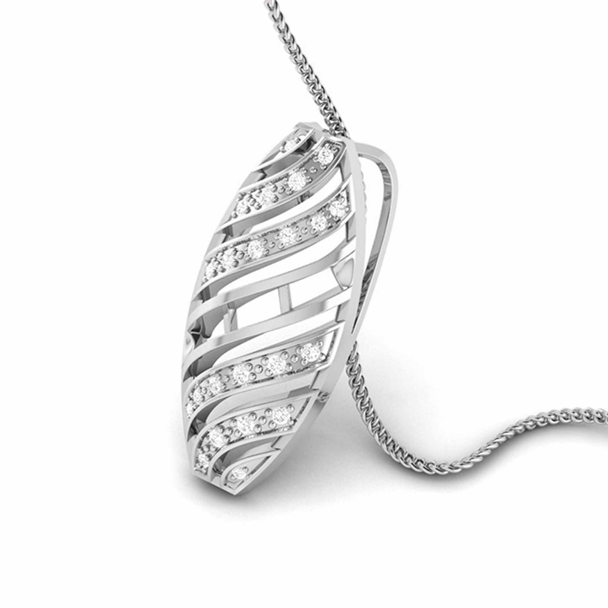 Jewelove™ Pendants & Earrings Platinum with Diamond Pendant Set for Women JL PT P 2439