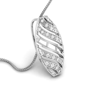 Jewelove™ Pendants & Earrings Platinum with Diamond Pendant Set for Women JL PT P 2439