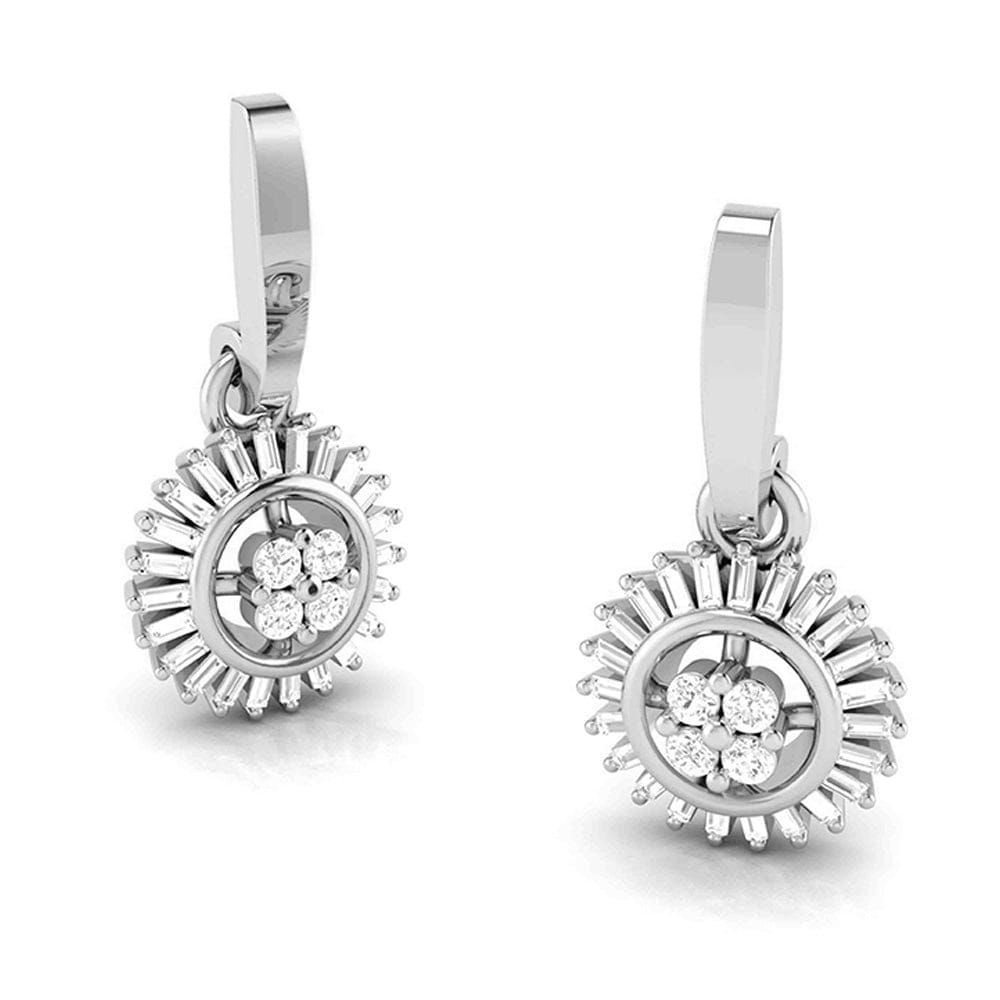 Jewelove™ Pendants & Earrings Platinum with Diamond Pendant Set for Women JL PT P 2442