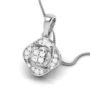 Jewelove™ Pendants & Earrings Platinum with Diamond Pendant Set for Women JL PT P 2443