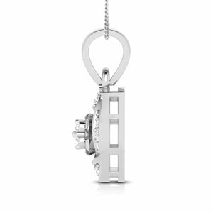 Jewelove™ Pendants & Earrings Platinum with Diamond Pendant Set for Women JL PT P 2443