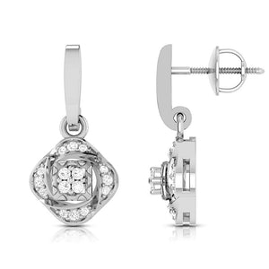 Jewelove™ Pendants & Earrings Platinum with Diamond Pendant Set for Women JL PT P 2443