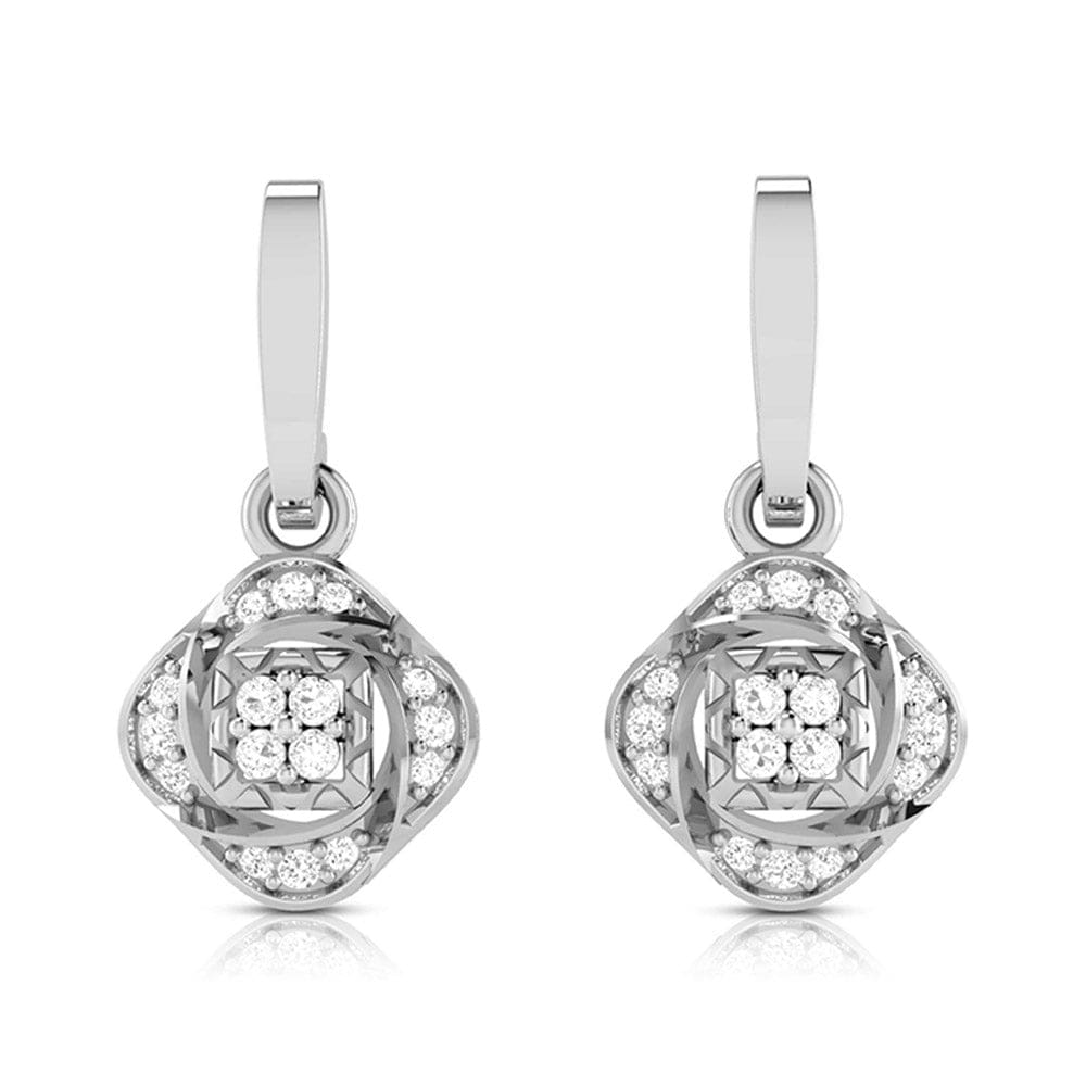 Jewelove™ Pendants & Earrings Platinum with Diamond Pendant Set for Women JL PT P 2443