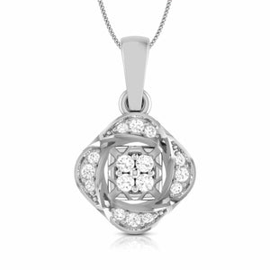 Jewelove™ Pendants & Earrings Pendant only Platinum with Diamond Pendant Set for Women JL PT P 2443