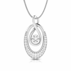 Jewelove™ Pendants & Earrings Pendant only Platinum with Diamond Pendant Set for Women JL PT P 2444