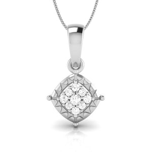 Jewelove™ Pendants & Earrings Pendant only Platinum with Diamond Pendant Set for Women JL PT P 2445