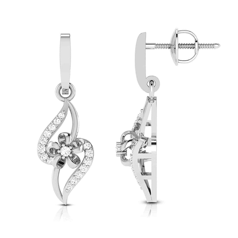 Jewelove™ Pendants & Earrings Platinum with Diamond Pendant Set for Women JL PT P 2446