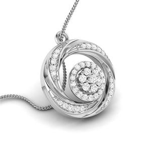 Jewelove™ Pendants & Earrings Platinum with Diamond Pendant Set for Women JL PT P 2452