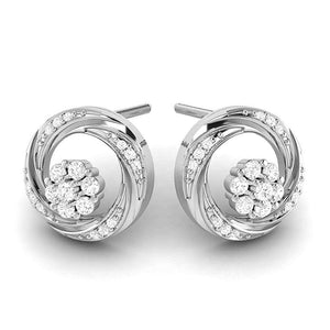 Jewelove™ Pendants & Earrings Platinum with Diamond Pendant Set for Women JL PT P 2452