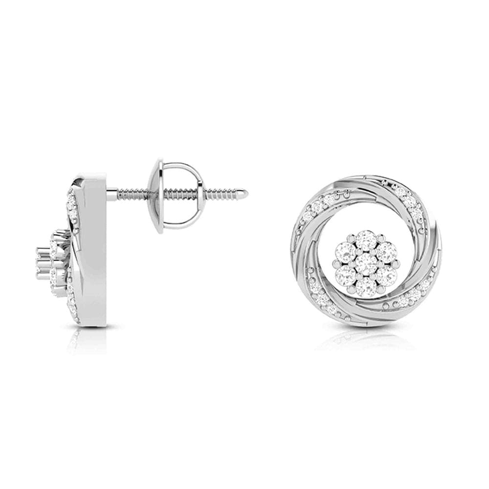 Jewelove™ Pendants & Earrings Platinum with Diamond Pendant Set for Women JL PT P 2452