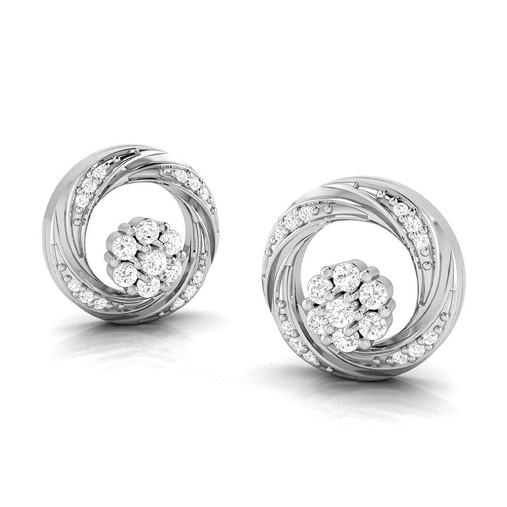 Jewelove™ Pendants & Earrings Platinum with Diamond Pendant Set for Women JL PT P 2452