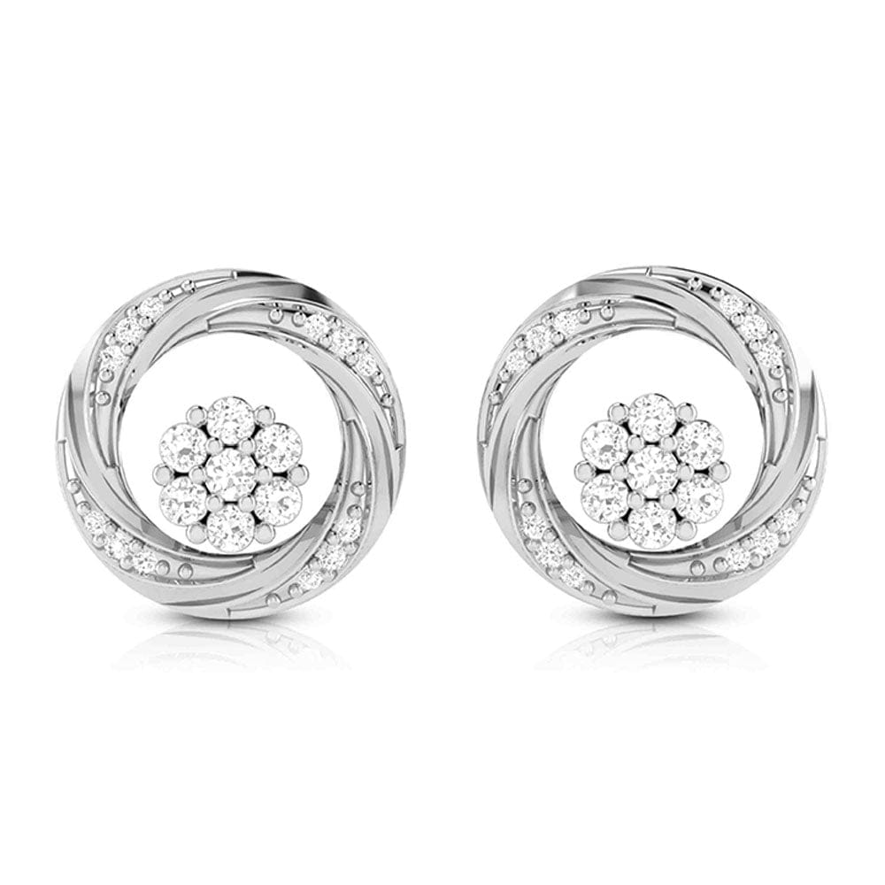 Jewelove™ Pendants & Earrings Earrings only Platinum with Diamond Pendant Set for Women JL PT P 2452