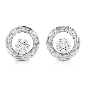 Jewelove™ Pendants & Earrings Earrings only Platinum with Diamond Pendant Set for Women JL PT P 2452