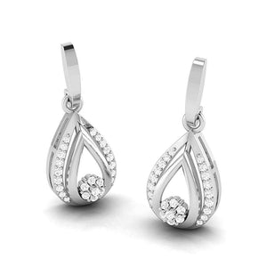 Jewelove™ Pendants & Earrings Platinum with Diamond Pendant Set for Women JL PT P 2454