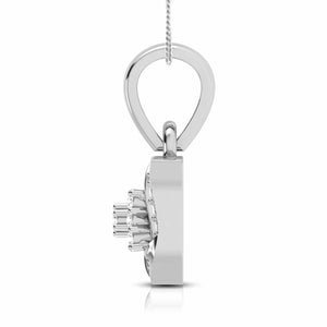 Jewelove™ Pendants & Earrings Platinum with Diamond Pendant Set for Women JL PT P 2455