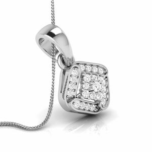 Jewelove™ Pendants & Earrings Platinum with Diamond Pendant Set for Women JL PT P 2456